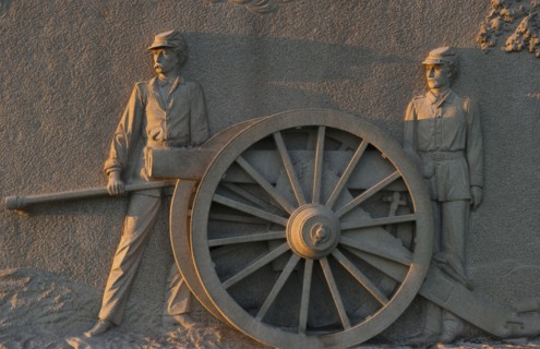 Monument at Gettysburg National Military Park. Photo : Daniel Grill
