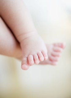 Baby's feet.