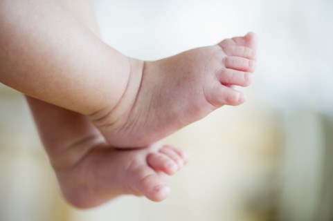 Baby's feet.