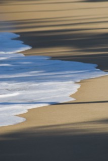 Tide on Caribbean beach. Photo : Antonio M. Rosario