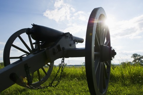 Civil war cannon. Photo : Daniel Grill