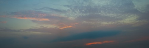 Sunset.