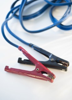 Jumper cables.
