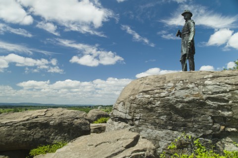 Statue at Gettysburg National Military Park.