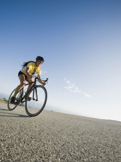 Cyclist road riding. Photo. Erik Isakson