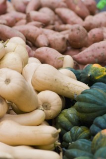 Squash and sweet potatoes. Photo. Antonio M. Rosario