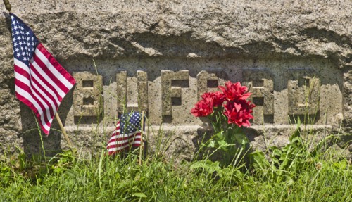 Base of monument to general buffard.