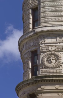 Flat iron building in New York City.