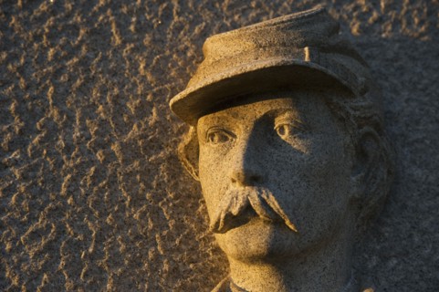 Rickett's battery monument. Photo : Daniel Grill
