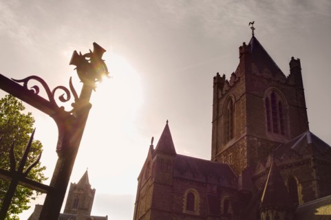 Christ Church Cathedral in Dublin Ireland.