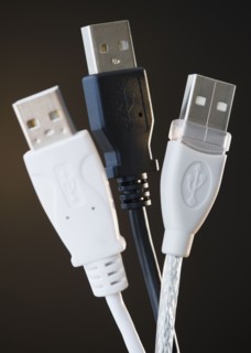 USB cords. Photo : Jamie Grill
