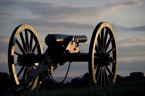 Civil war cannon. Photo : Daniel Grill