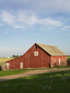 Red barn. Photo : John Kelly