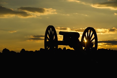 Civil war cannon. Photo : Daniel Grill