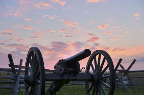 Civil war cannon. Photo : Daniel Grill