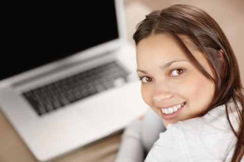 Woman browsing the internet. Photo. momentimages