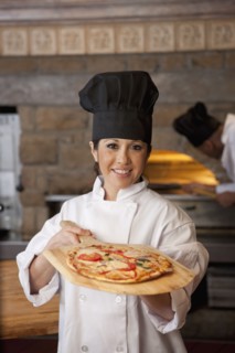 Pizza chef. Photo. Dan Bannister
