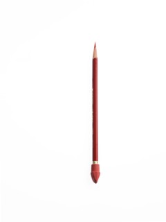 Red colored pencil. Photo : David Arky