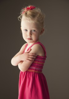 Pouting young girl. Photo. Mike Kemp