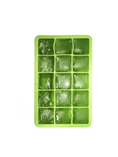 Tray of ice cubes. Photo. David Arky