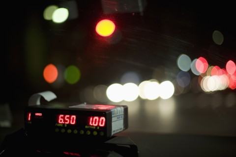 Cab meter. Photo : David Engelhardt