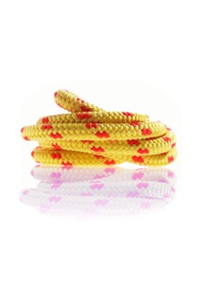 Yellow and orange rope. Photo : David Arky