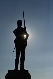 11th Pennsylvania infantry statue. Photo : Daniel Grill
