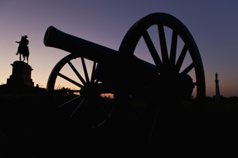 Civil war cannon. Photo : Daniel Grill