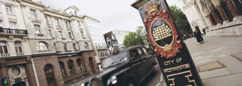 Cab in City of Westminster. Photo : Fisher Litwin