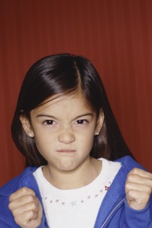 Angry young girl. Photo : Fisher Litwin