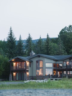 USA, Utah, Garden City, House exterior.