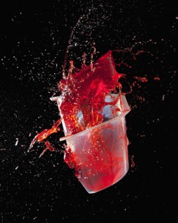 Jelly exploding. Photo : Mike Kemp