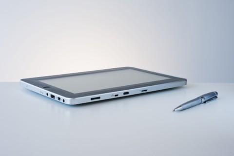 Digital tablet and pen.