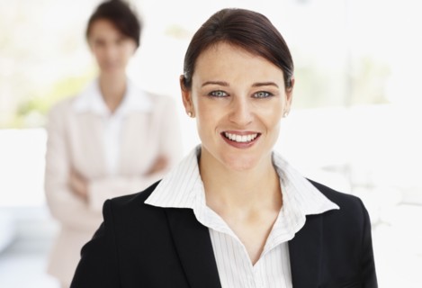 Smiling businesswoman portrait. Photo : Momentimages