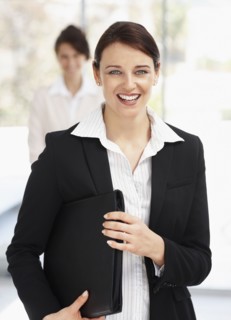 Smiling businesswoman portrait. Photo : Momentimages