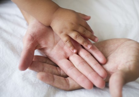 Young family with small girl (12-18 months).