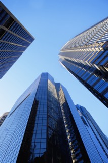 USA, Pennsylvania, Philadelphia, Skyscrapers against blue sky. Photo : fotog
