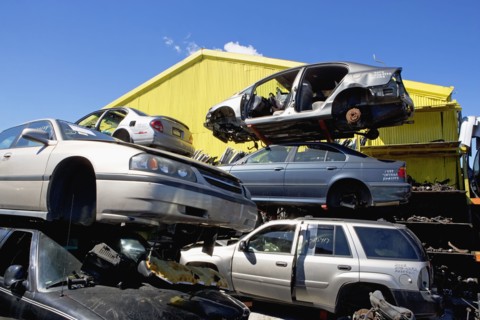 Junkyard. Photo : fotog
