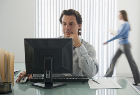 Office workers.