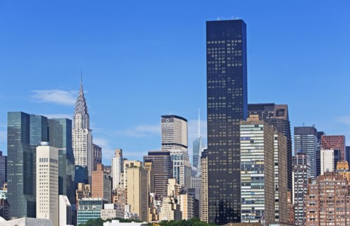 USA, New York City, Downtown skyline. Photo : fotog