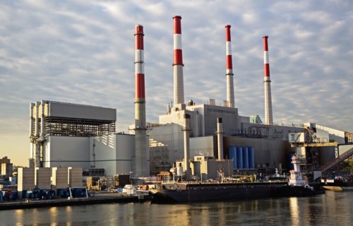 USA, New York State, New York City, Power station. Photo : fotog