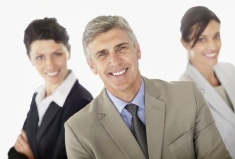 Business trio portrait. Photo : Momentimages