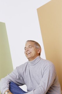 Laughing man. Photo : Fisher Litwin