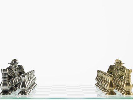 Silver and gold chess teams on board. Photo : David Arky