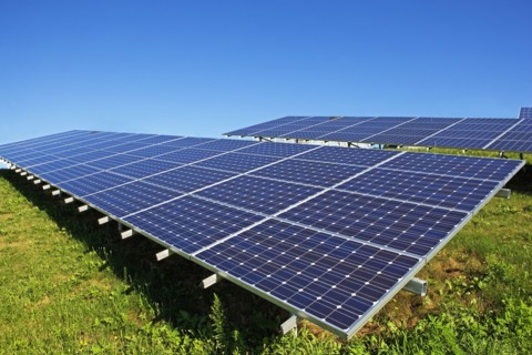 Death Valley, Solar panels. Photo : fotog