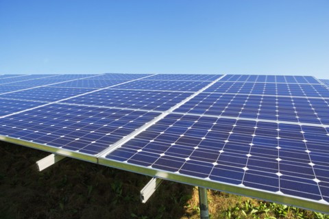 Death Valley, Solar panels. Photo : fotog