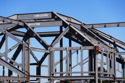 Construction frame. Photo : fotog