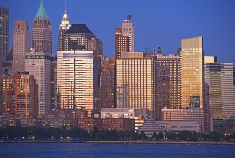 USA, New York State, New York City, View of Battery Park. Photo : fotog