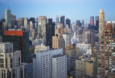 USA, New York City, Manhattan skyline. Photo : fotog
