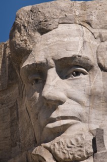 USA, South Dakota, Abraham Lincoln on Mt Rushmore National Monument. Photo : Gary J Weathers